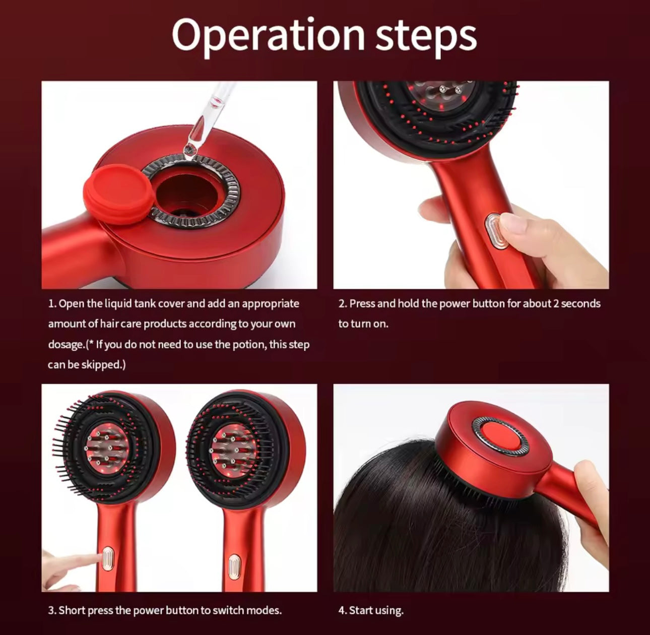 Halo Haven™ LED Scalp Therapy Massager