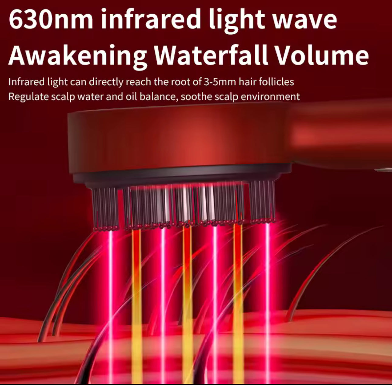 Halo Haven™ LED Scalp Therapy Massager